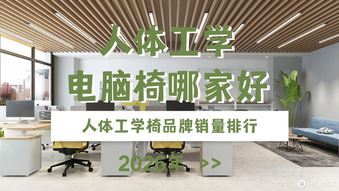 人体工学电脑椅哪家好?2026年人体工学椅品牌销量排行