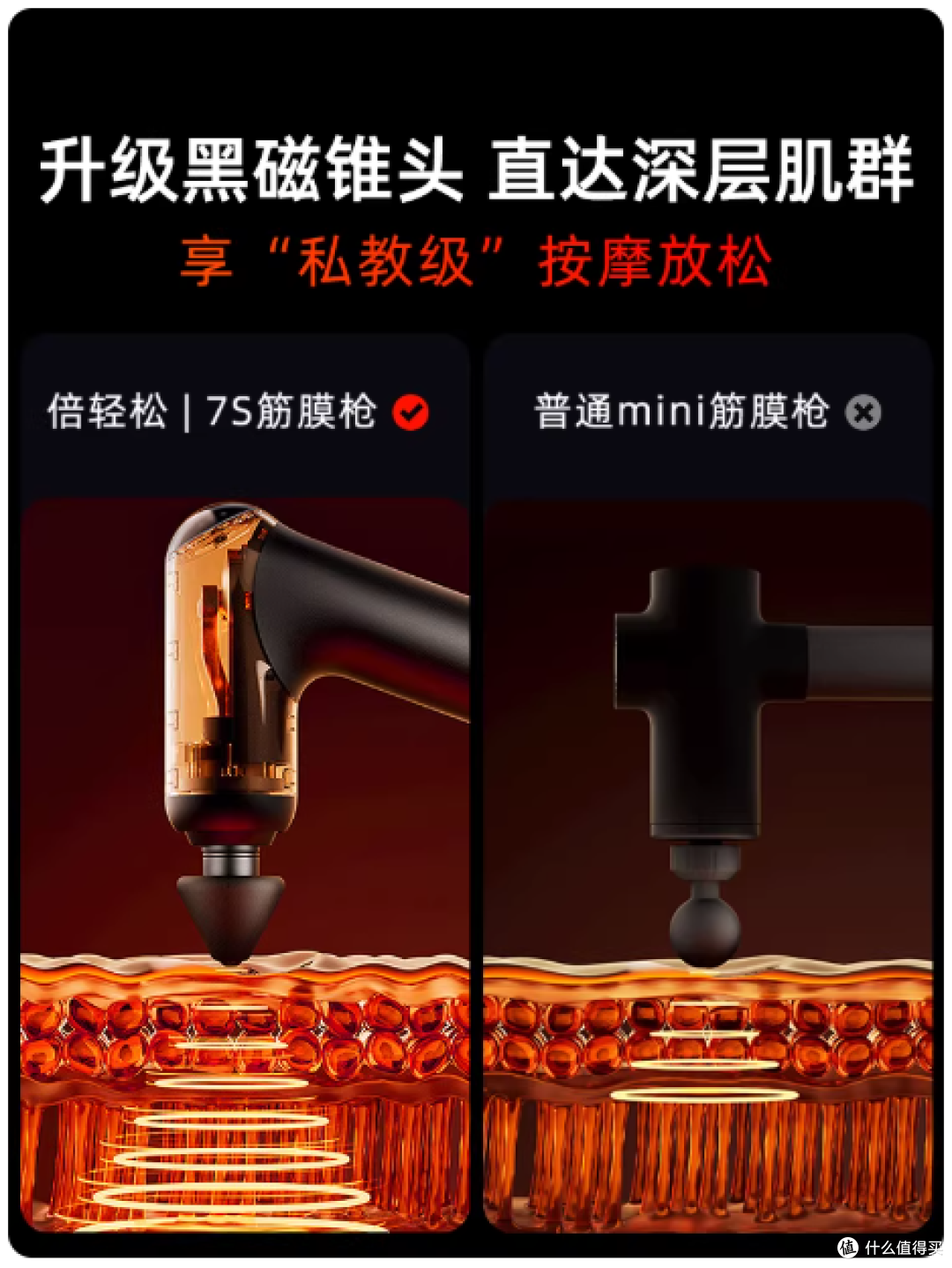 打工人续命神器✨倍轻松迷你筋膜枪,静音又专
