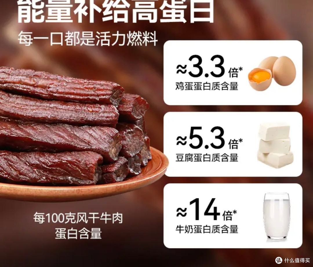 科尔沁风干牛肉干:高蛋白解馋