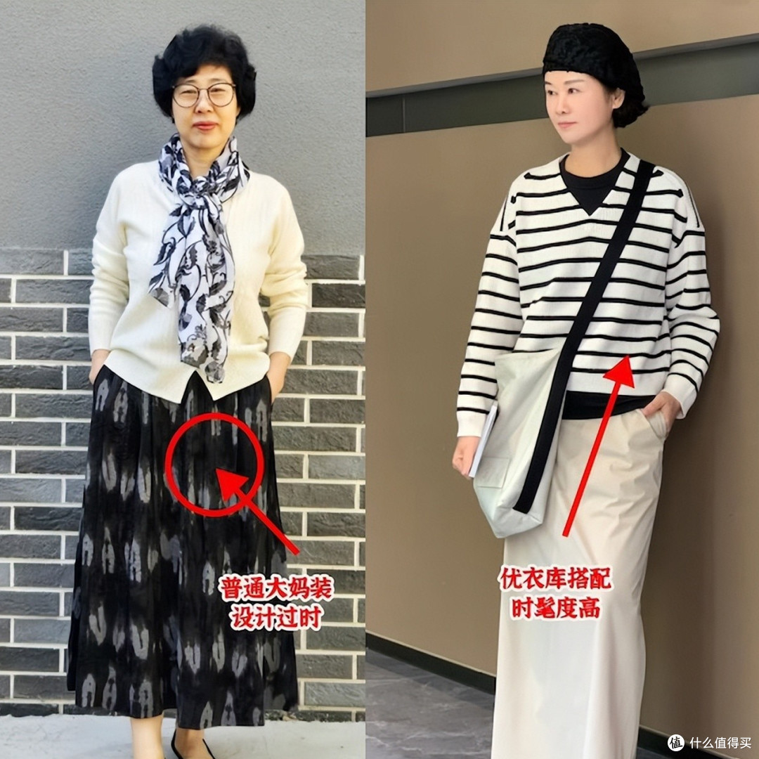 中老年女性要:“少穿大妈装,多穿优衣库”,得体精致、时尚高级