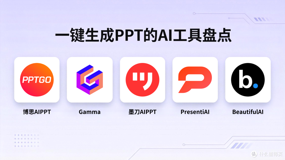 一键生成PPT的AI工具盘点