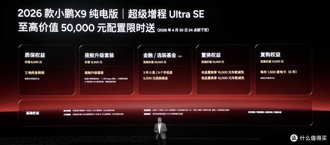 售30.98万元起/搭载第二代VLA,2026款小鹏X9纯电版上市