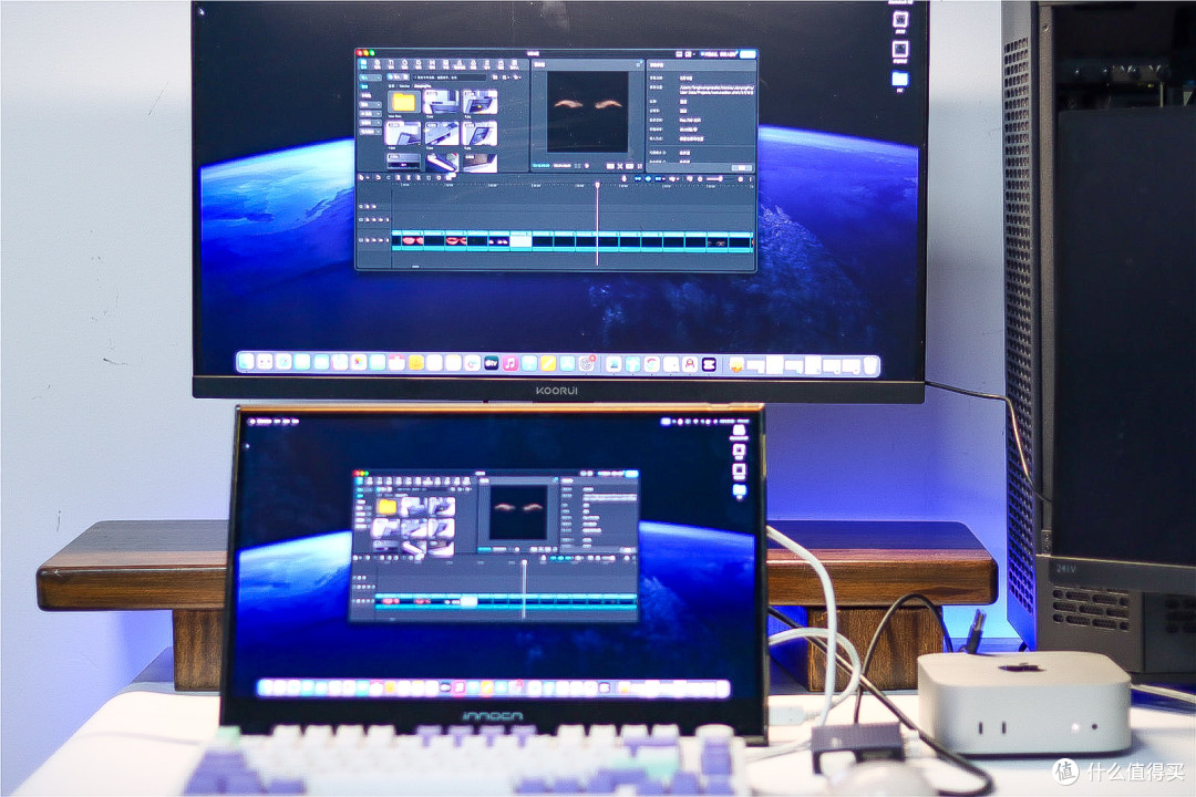 500多块,给Mac mini M4变出2个4K屏,使用阿卡西斯扩展坞真爽