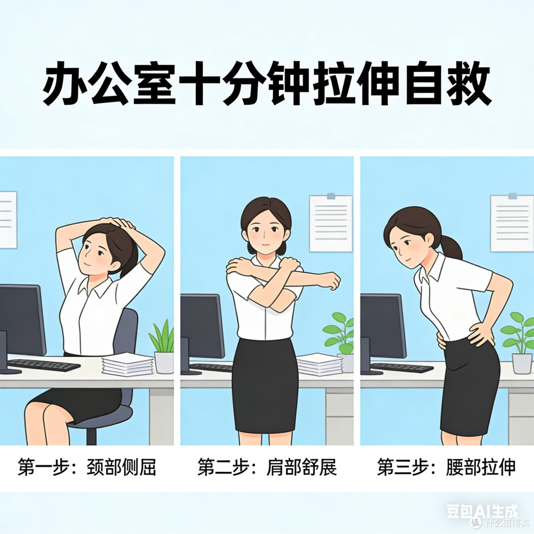 办公室十分钟拉伸自救