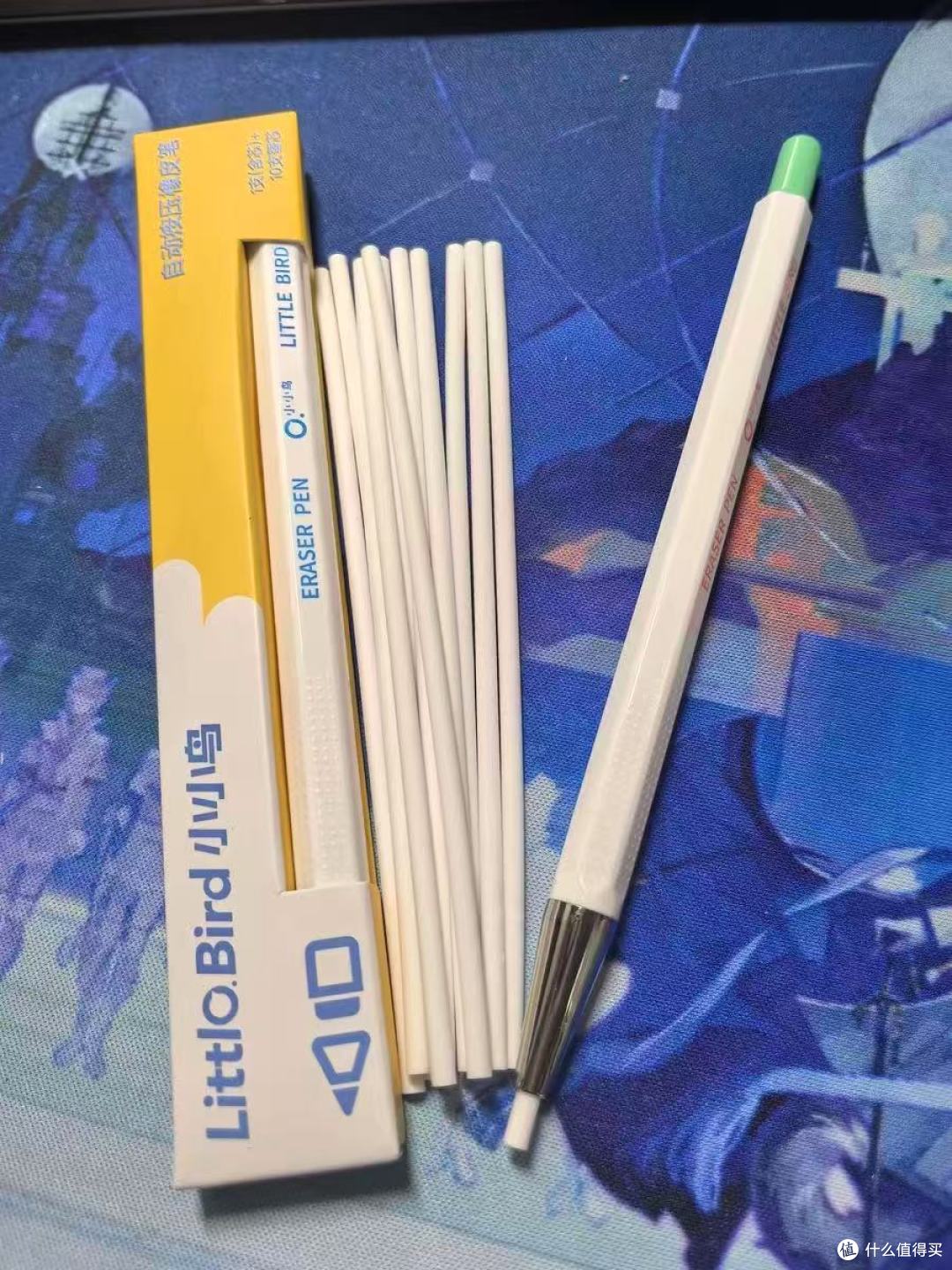 谁还没入这支小小鸟橡皮笔！按动免削 = 文具界懒人福音✨