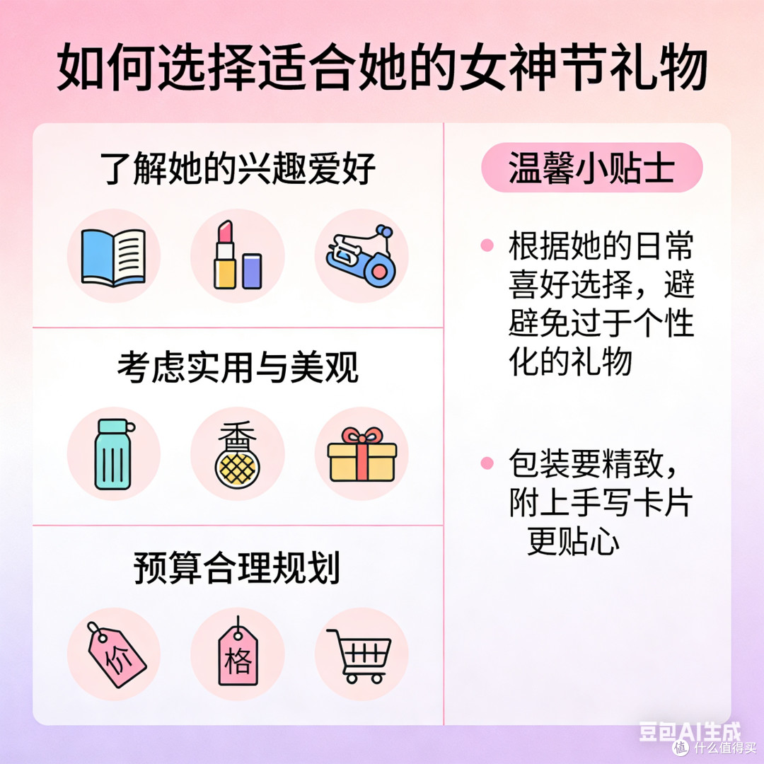 选择适合她的女神节礼物