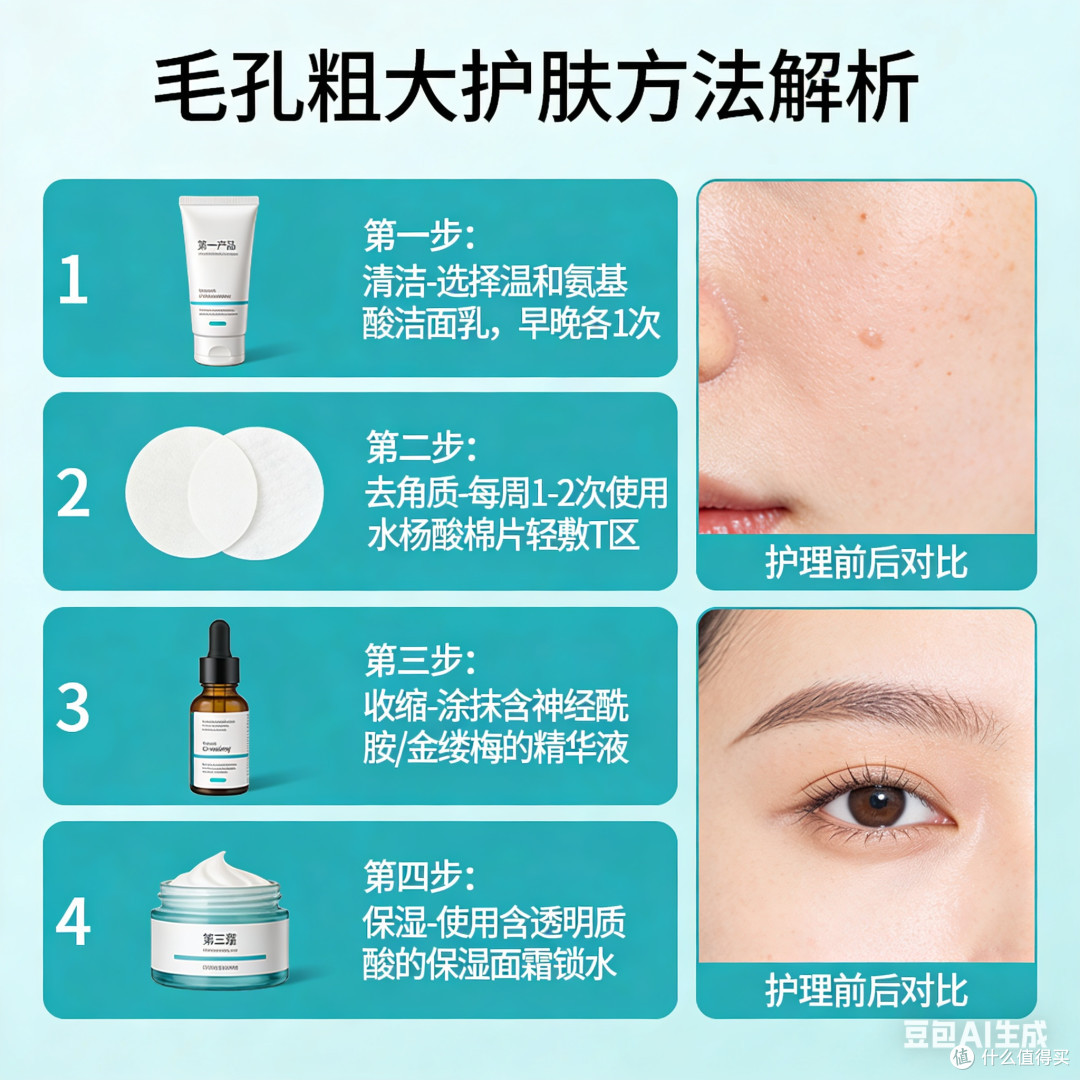 毛孔粗大护肤方法解析