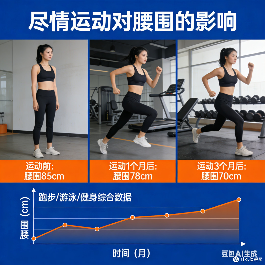 尽情运动对腰围的影响