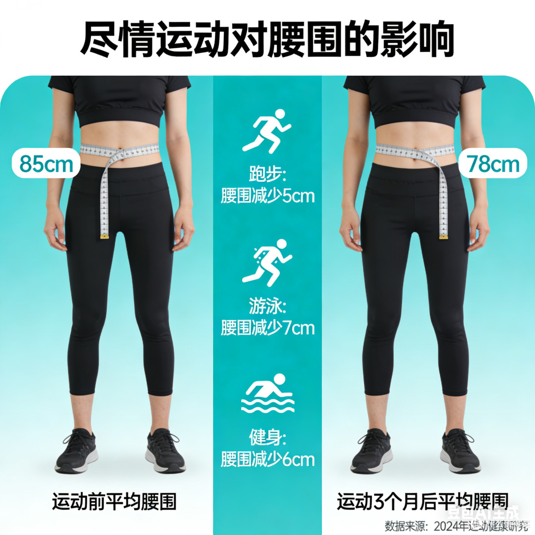 尽情运动对腰围的影响