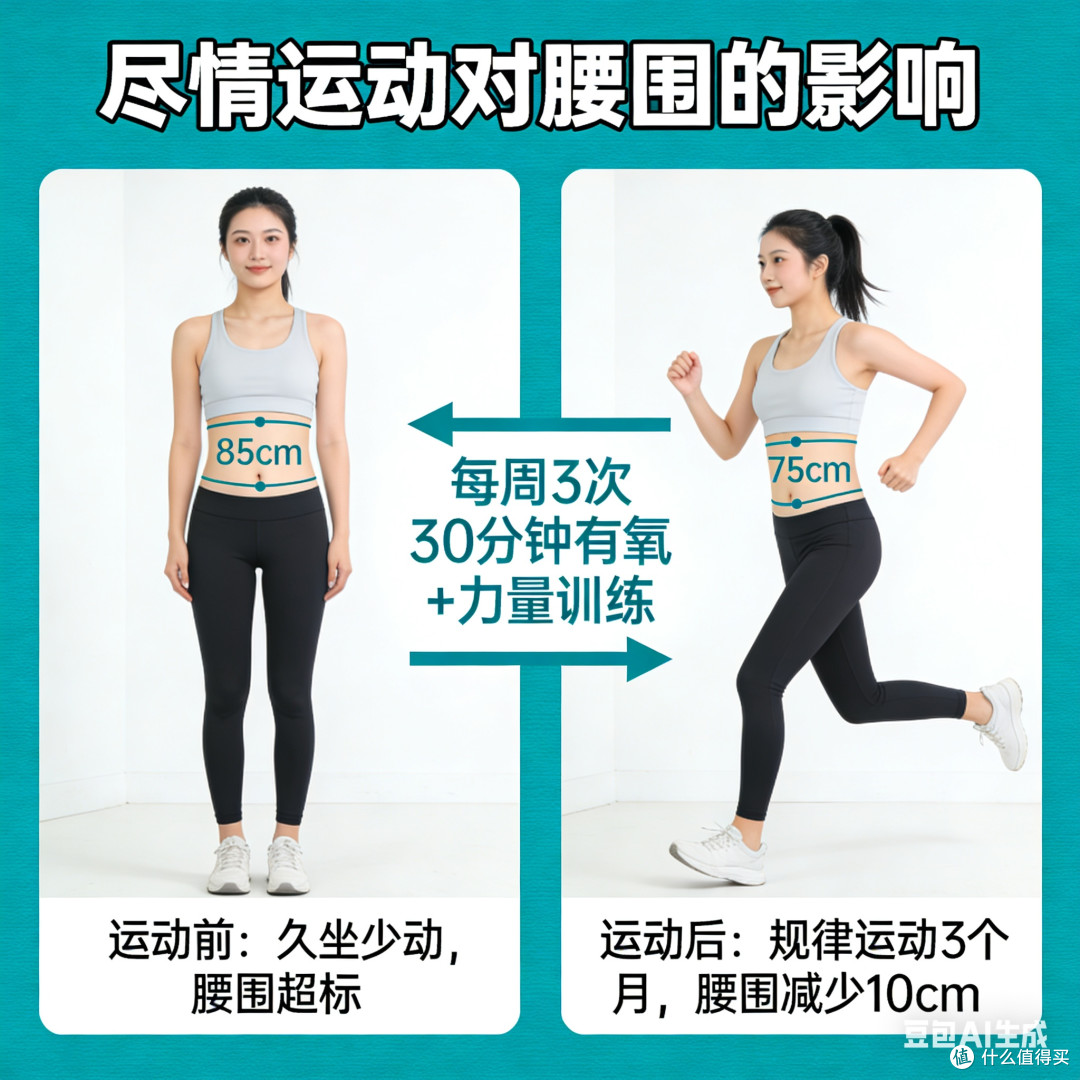 尽情运动对腰围的影响
