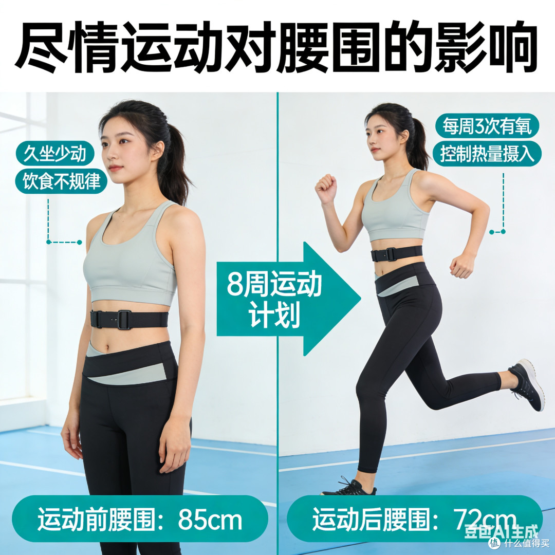 尽情运动对腰围的影响