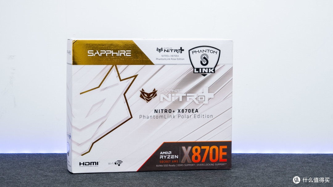X870E纯白旗舰:蓝宝石氮动极光X870EA Phantomlink PE 主板评测