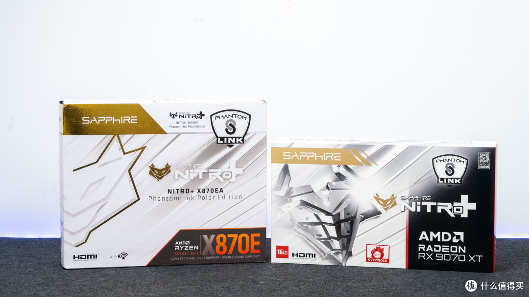 X870E纯白旗舰:蓝宝石氮动极光X870EA Phantomlink PE 主板评测