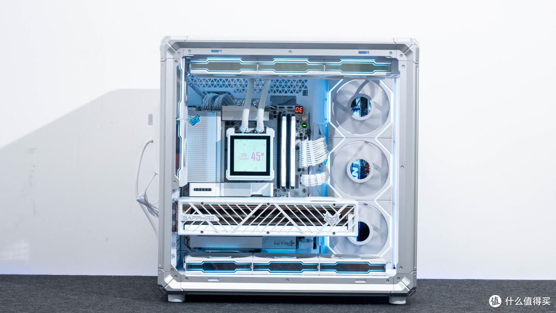 X870E纯白旗舰:蓝宝石氮动极光X870EA Phantomlink PE 主板评测