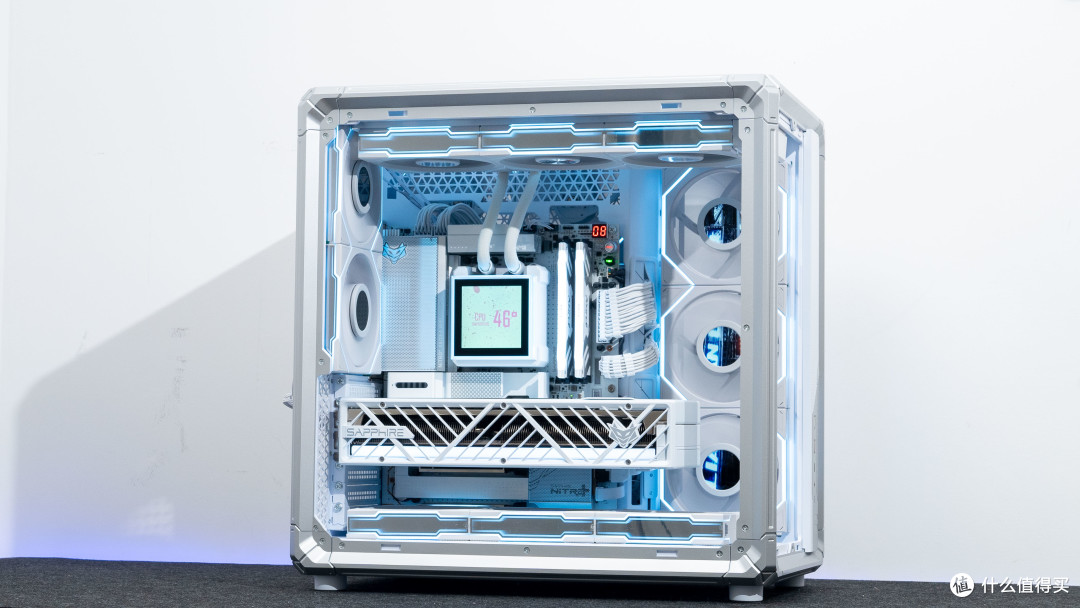 X870E纯白旗舰:蓝宝石氮动极光X870EA Phantomlink PE 主板评测