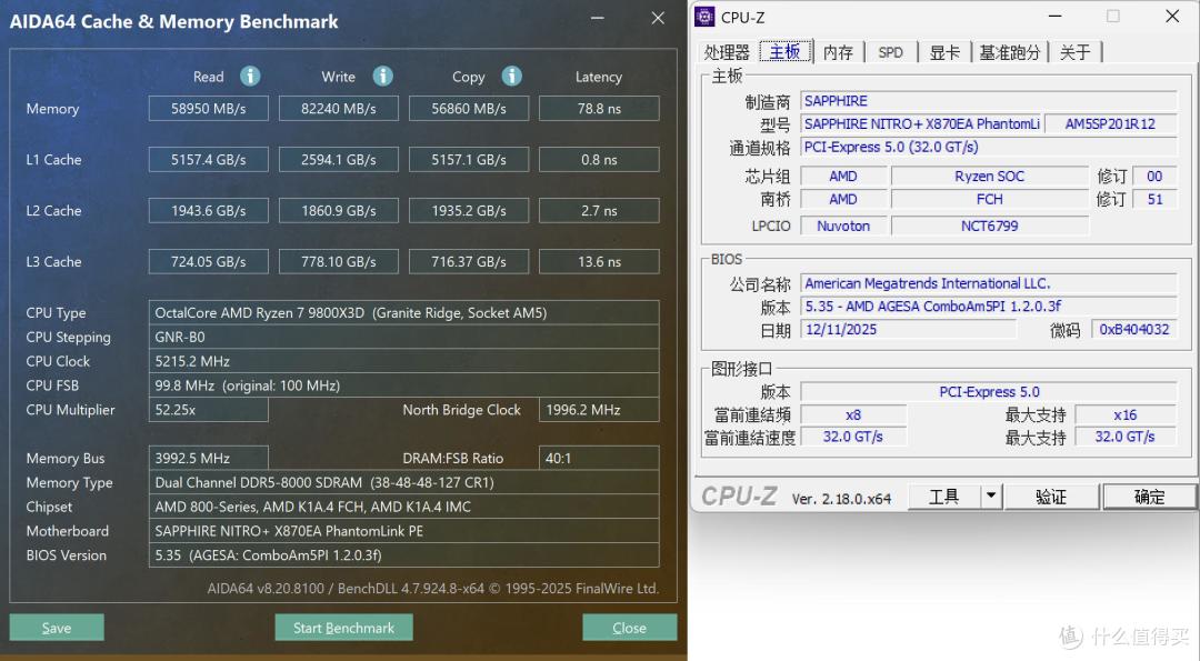 X870E纯白旗舰:蓝宝石氮动极光X870EA Phantomlink PE 主板评测