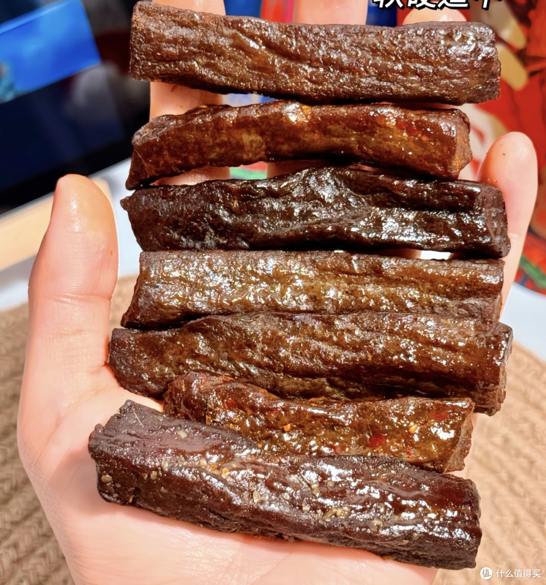 内蒙古黄牛肉干,口感湿润柔韧