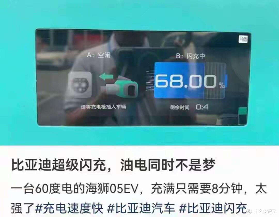 比亚迪兆瓦闪充站曝光:像加油站布局,电费1.3元/度,8分钟充满