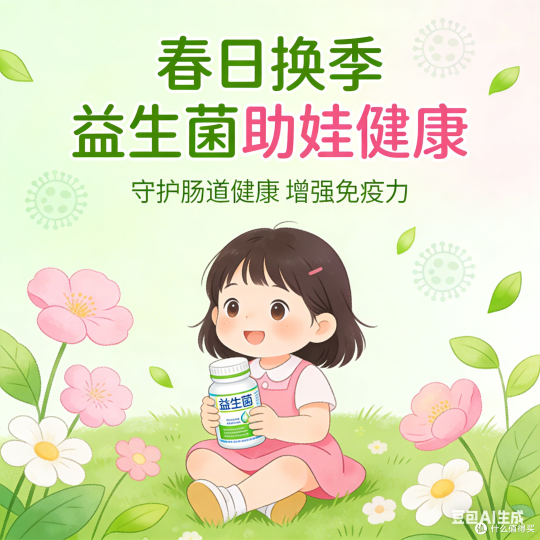 春日换季,益生菌助娃健康