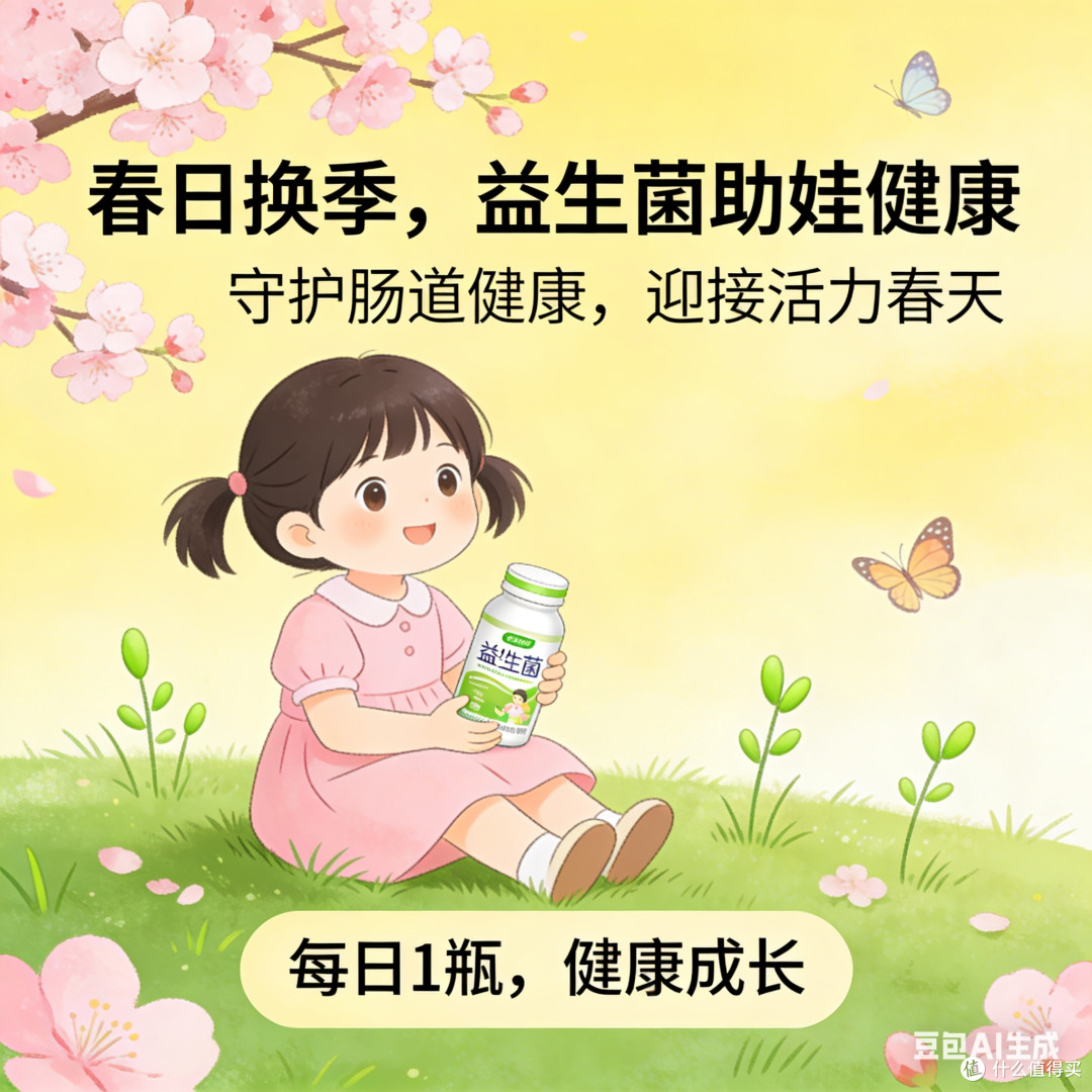 春日换季,益生菌助娃健康
