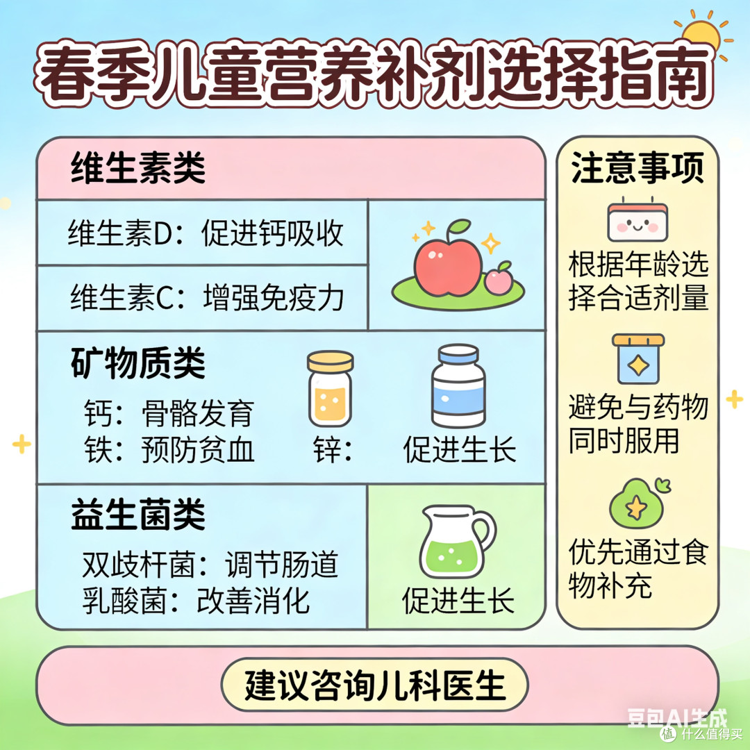 春日换季儿童营养补剂推荐