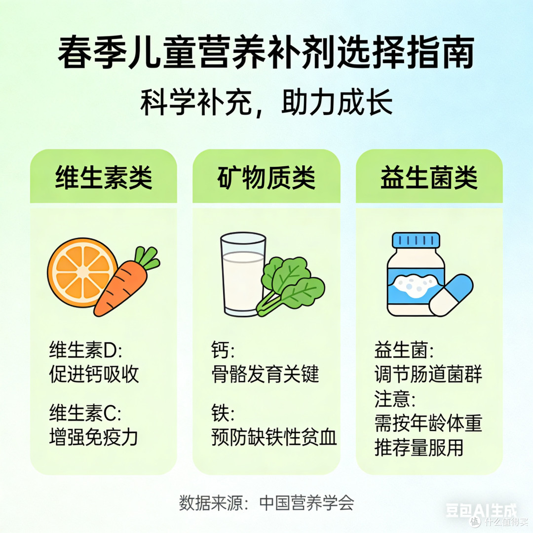 春日换季儿童营养补剂推荐