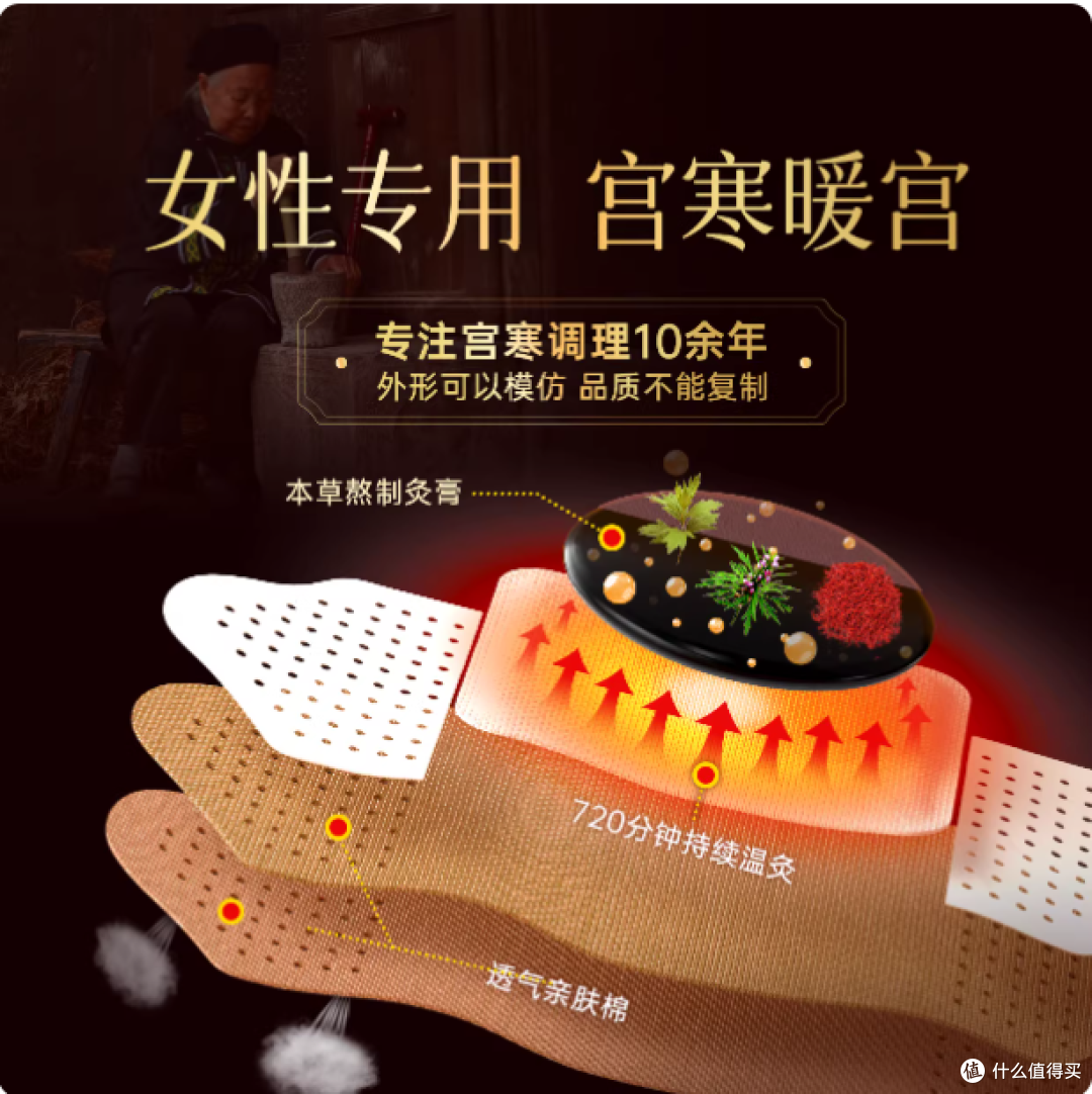 宫寒女孩续命神器｜久苗暖宫贴，姨妈期无痛自由✨