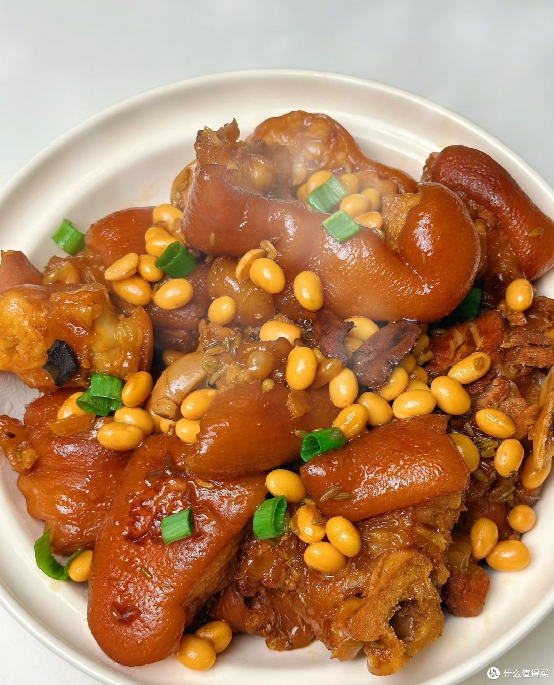 年夜饭新技能:我做的黄豆炖猪蹄香到光盘