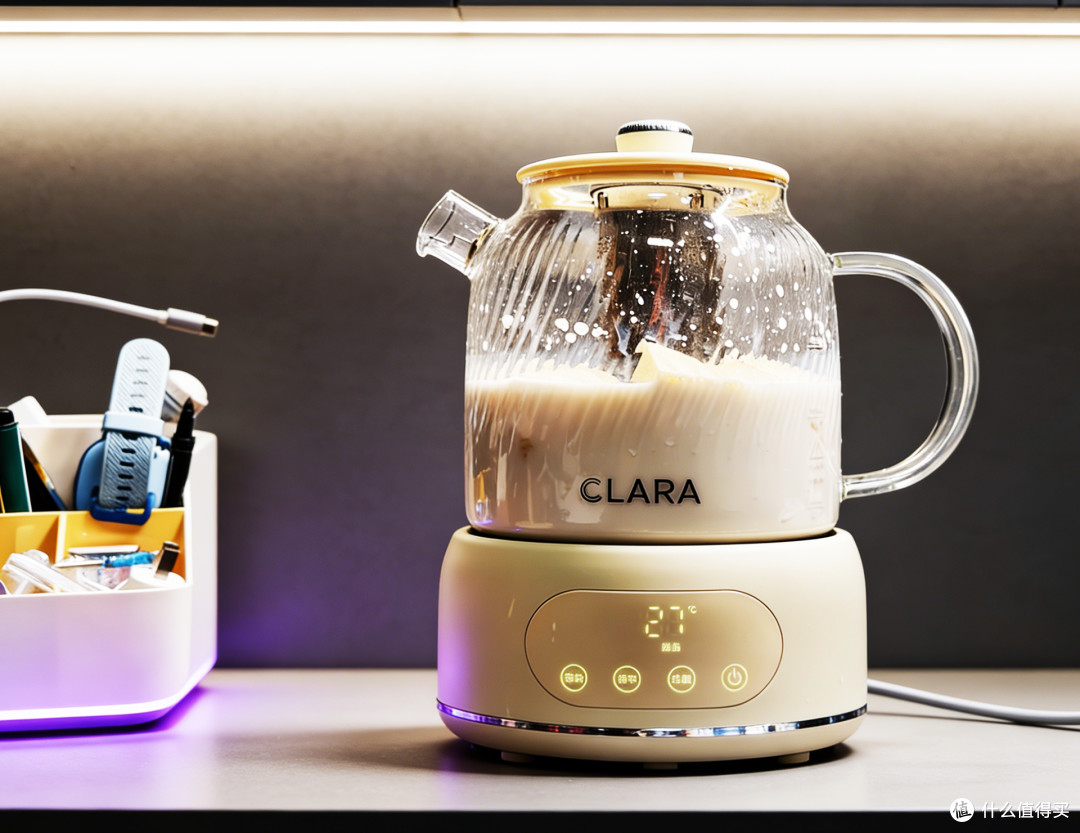clara全玻璃养生壶,煮果茶、温牛奶太香了,性价比直接拉满