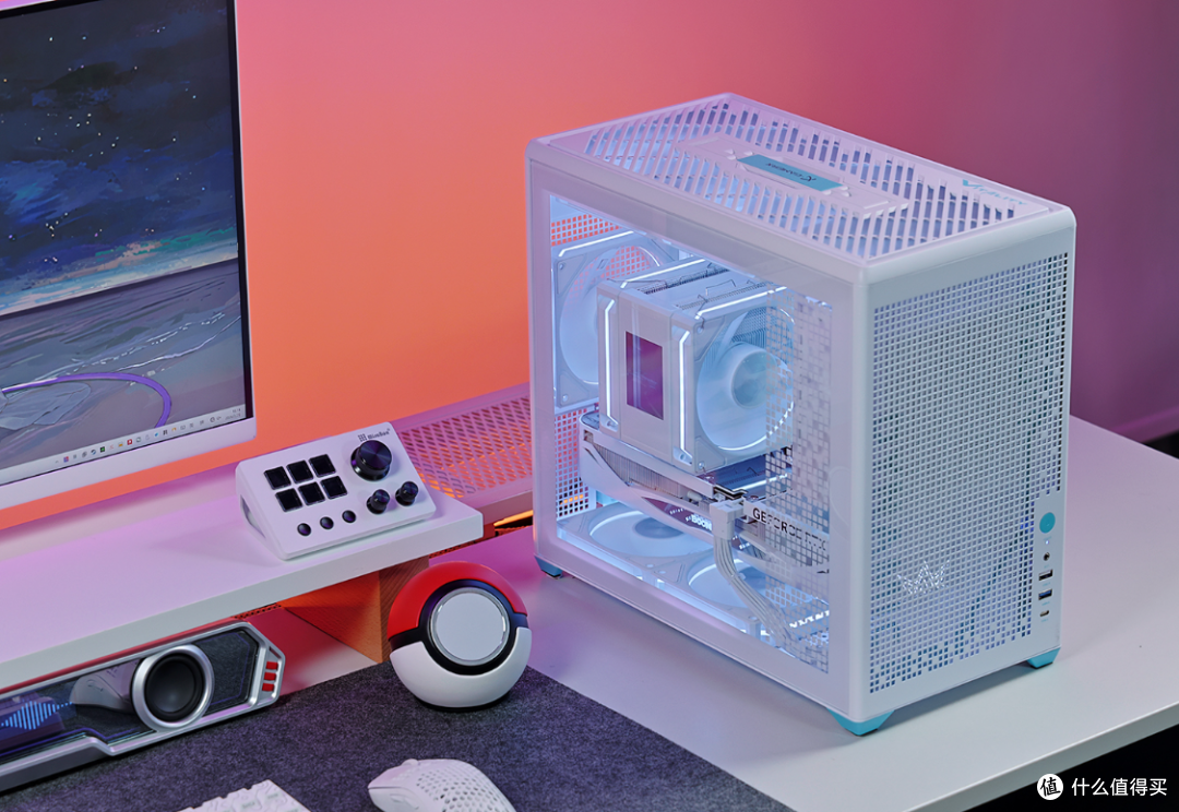 适合学生党,带隐藏提手的桌面MATX主机:9700X+5070+未知玩家P80
