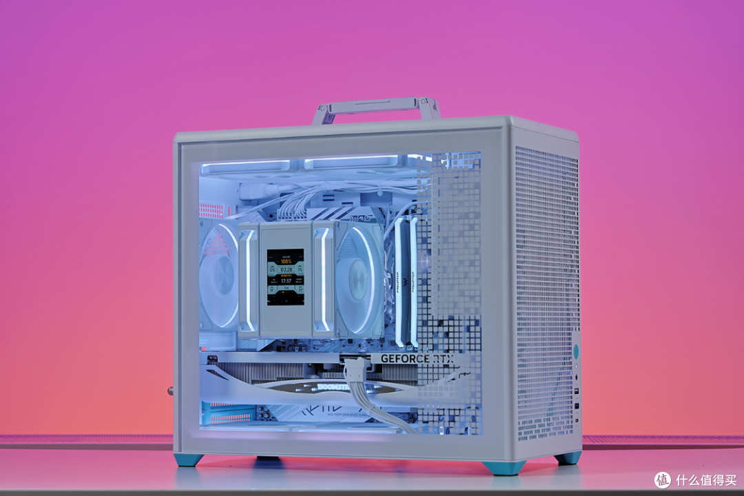 适合学生党,带隐藏提手的桌面MATX主机:9700X+5070+未知玩家P80