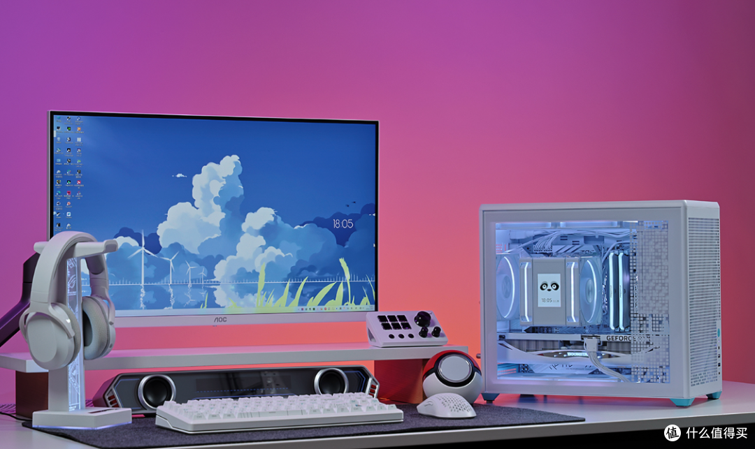 适合学生党,带隐藏提手的桌面MATX主机:9700X+5070+未知玩家P80