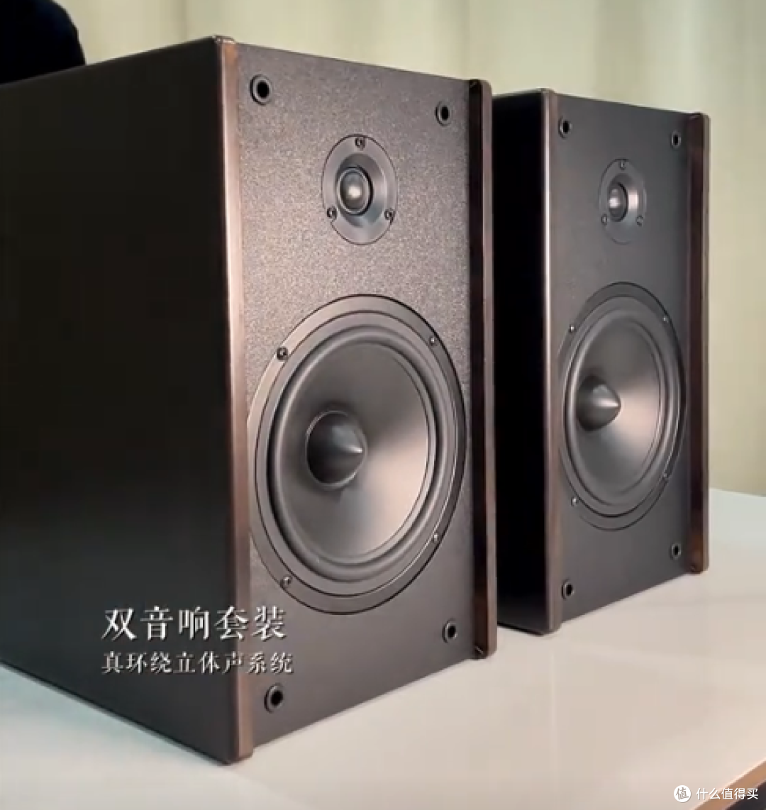 行业百年不变的唱歌&听歌首选，双分频左右立体声有源书架音响