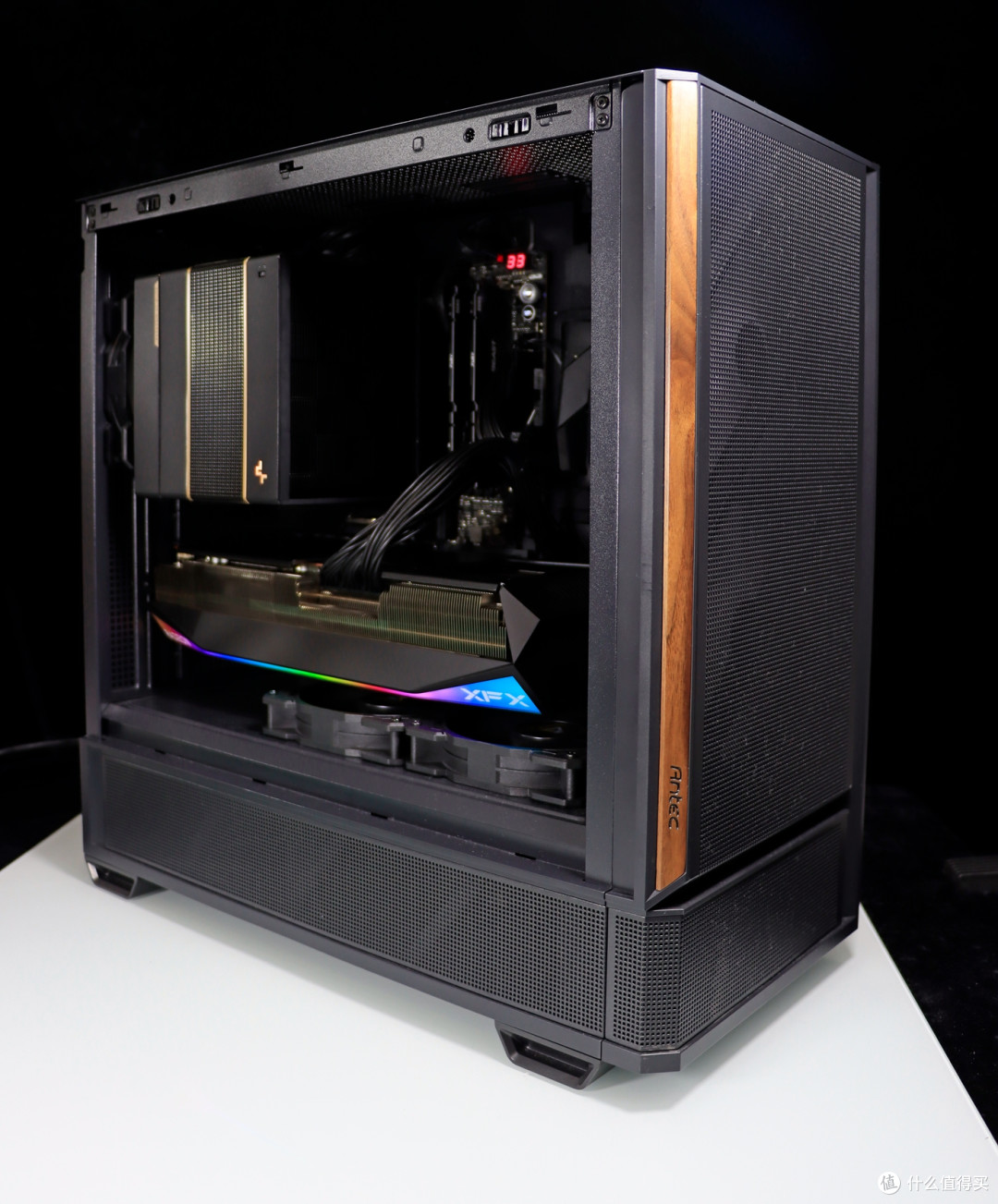 9850X3D + 华硕 X870E DARK HERO + 9070 XT 领先 285K 28% 哦