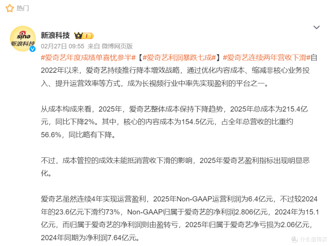 利润暴跌七成,短剧围攻下,爱奇艺“狂飙”不动了?