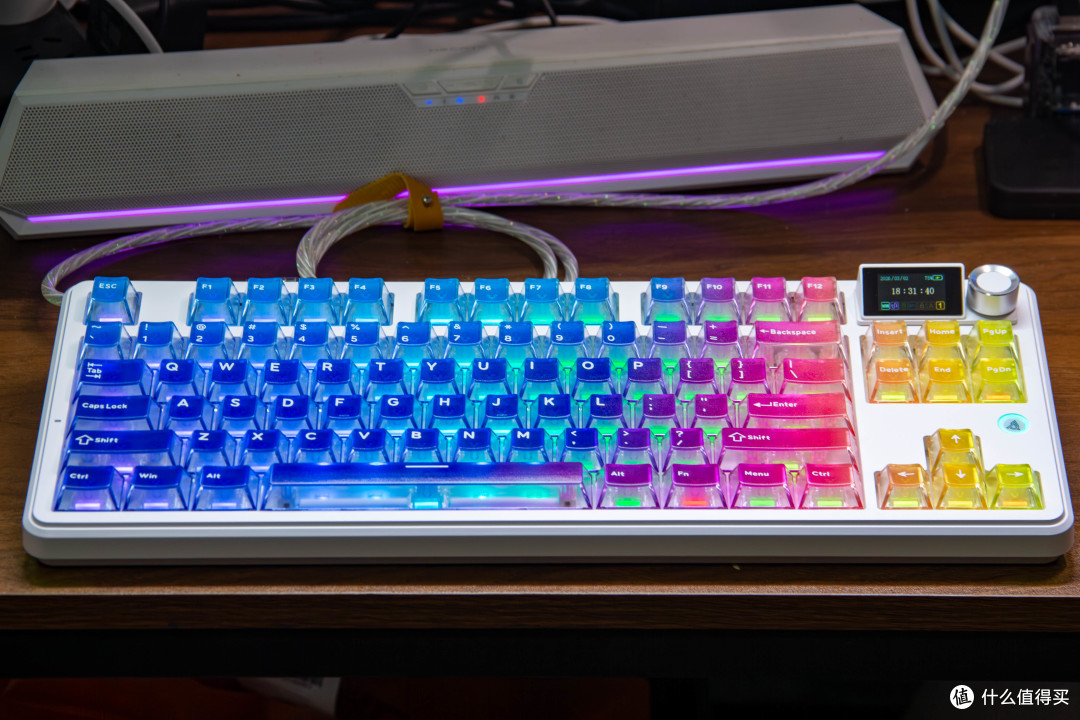双8K,小屏+旋钮,四个新配色|黑爵MK87 Pro