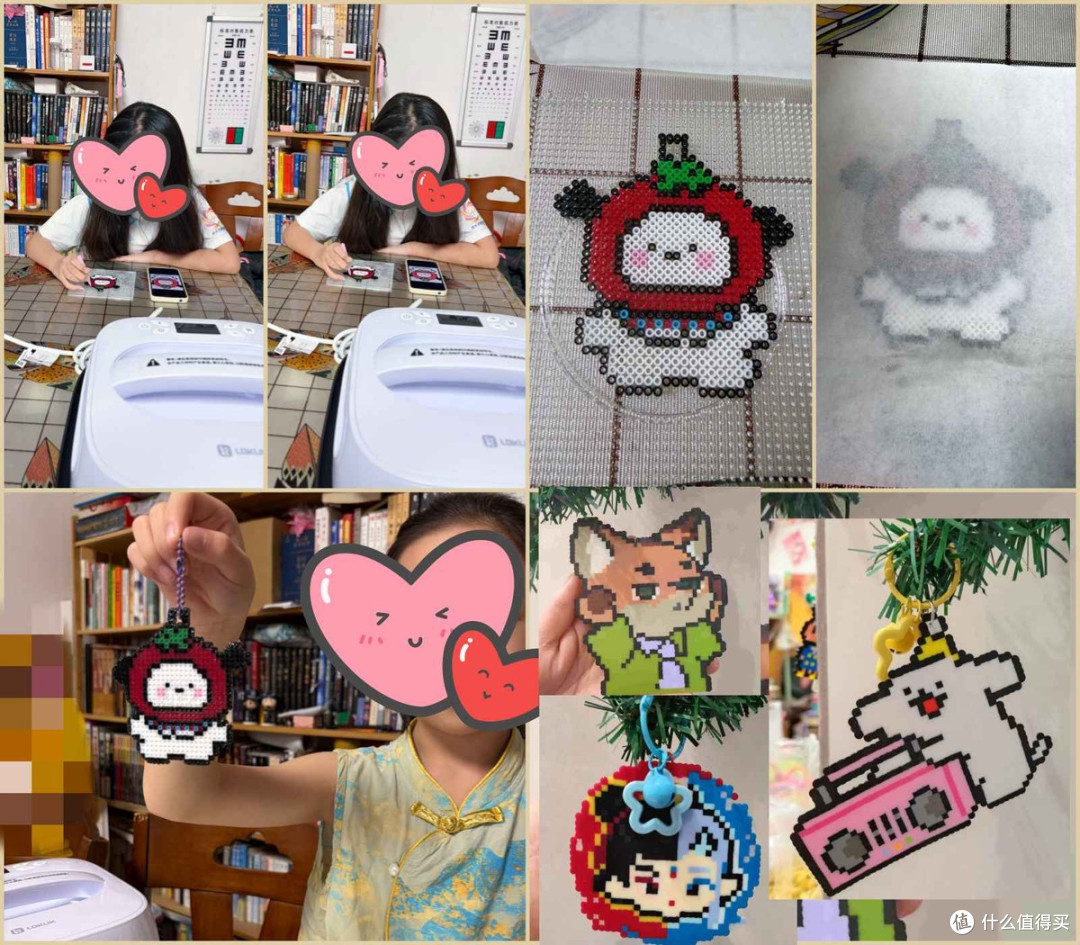 乐立克方形烫画机S1,陪娃DIY的安心之选,拼豆烫画一机搞定