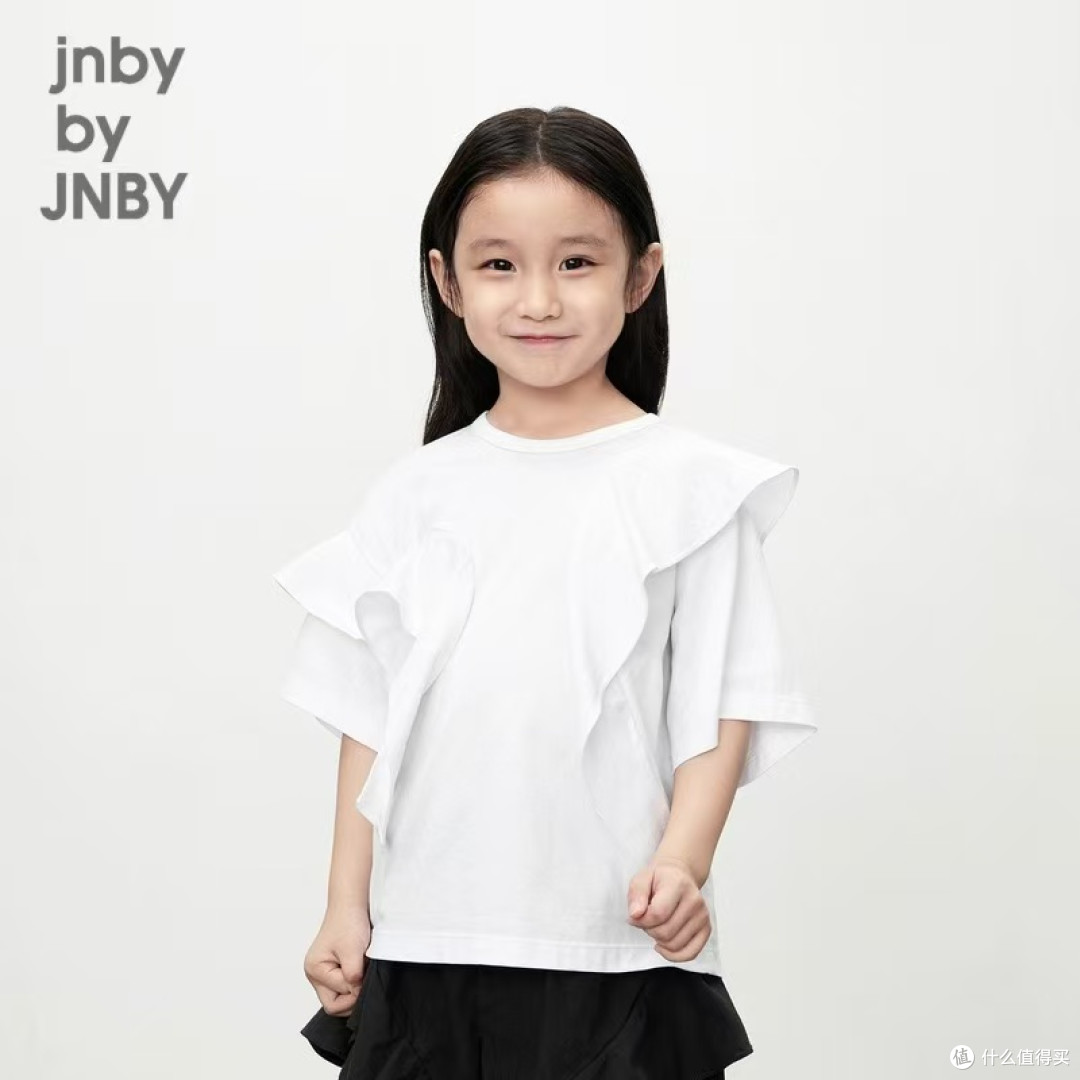 江南布衣女童花边 T 恤|温柔又高级的夏日刚需✨