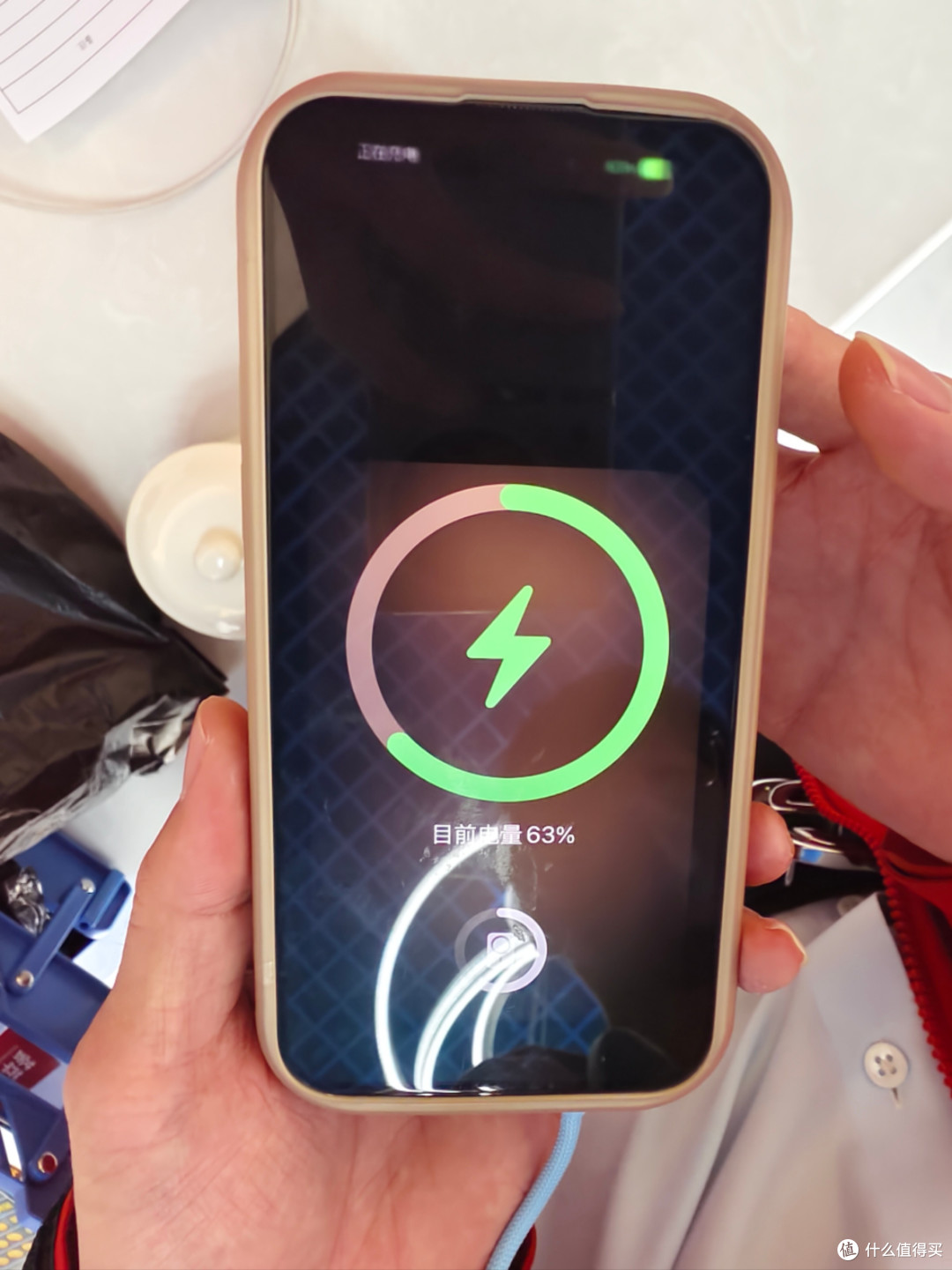 黑鲨刀锋3磁吸充电宝(10000mAh 纱雾蓝)开箱使用评测