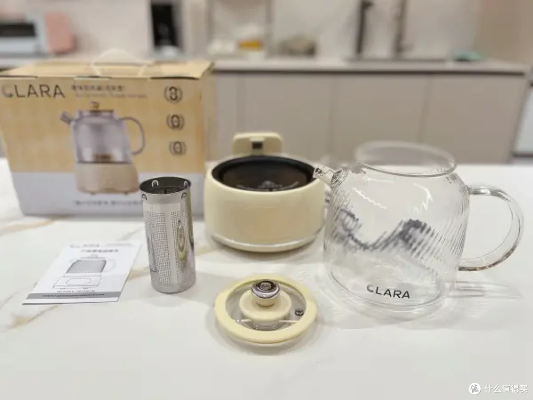 clara可莱养生壶:全玻璃通透煮茶,健康生活一键开启!