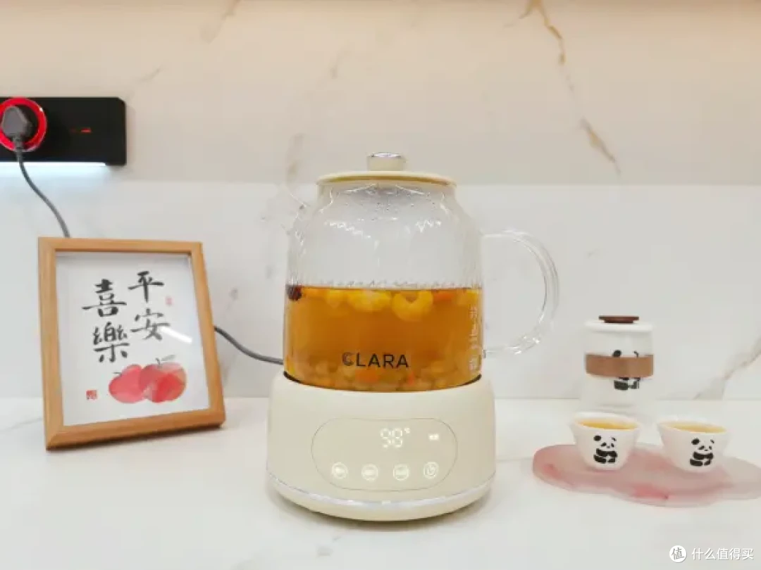 clara可莱养生壶:全玻璃通透煮茶,健康生活一键开启!