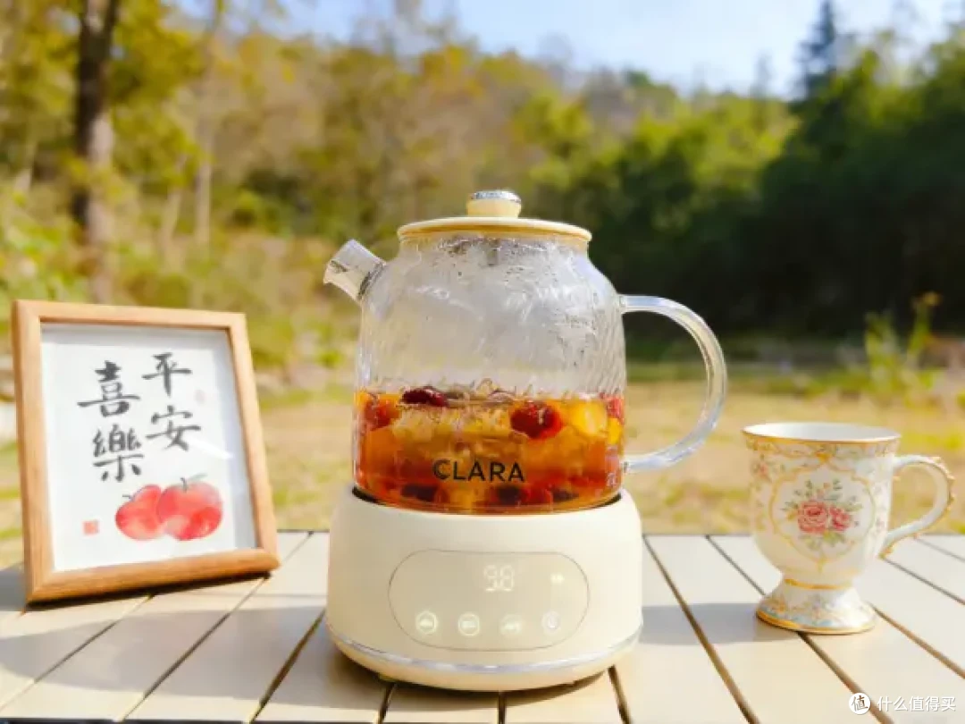 clara可莱养生壶:全玻璃通透煮茶,健康生活一键开启!