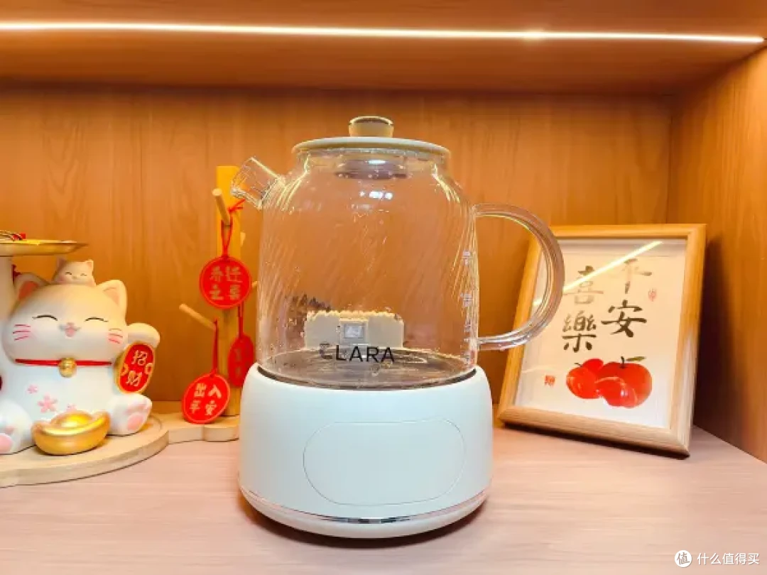 clara可莱养生壶:全玻璃通透煮茶,健康生活一键开启!