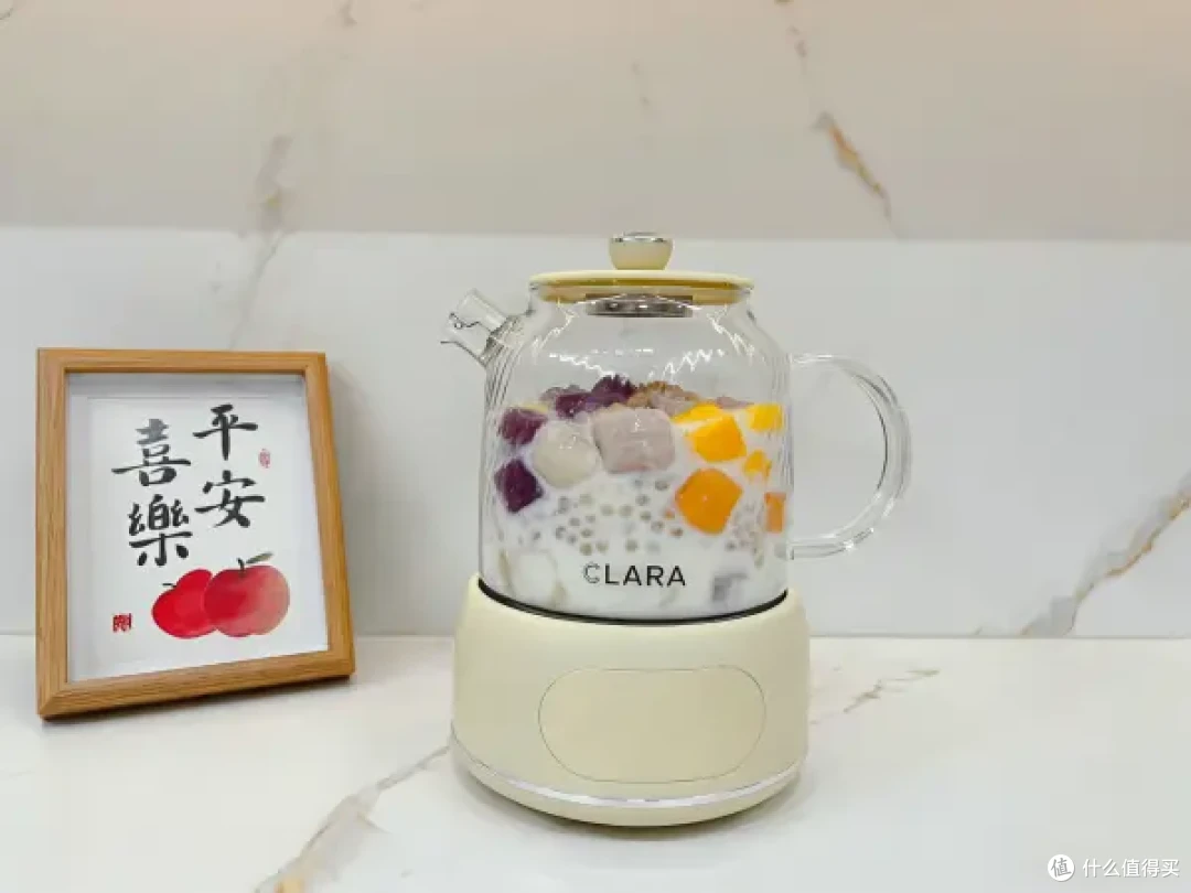 clara可莱养生壶:全玻璃通透煮茶,健康生活一键开启!