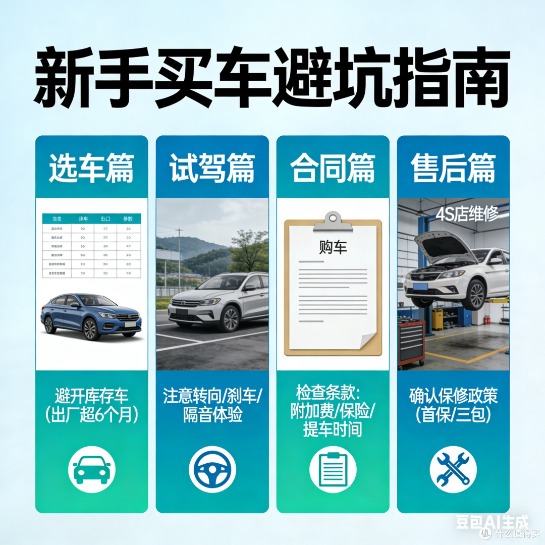 新手买车四原则:做足功课管住钱包
