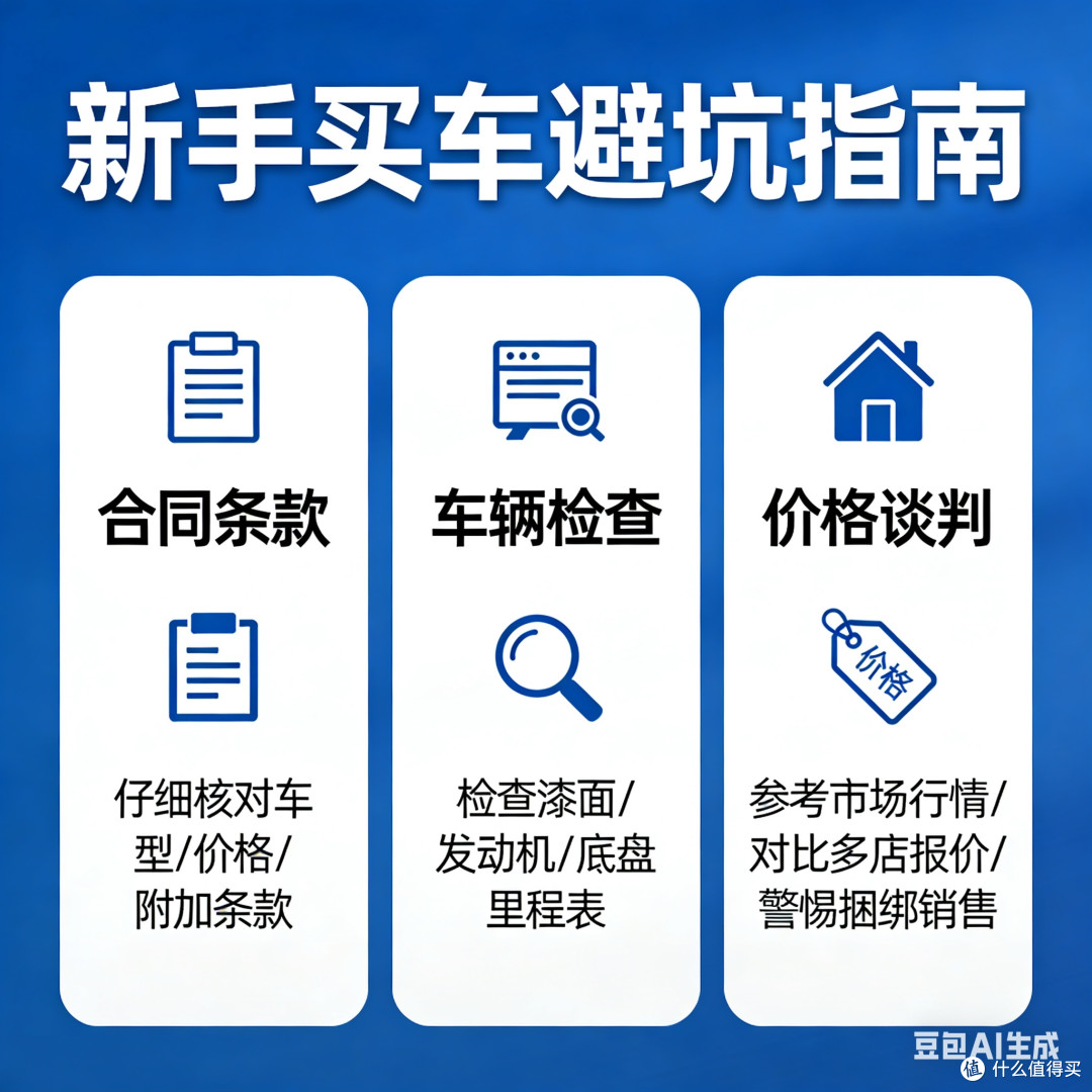 新手买车四原则:做足功课管住钱包