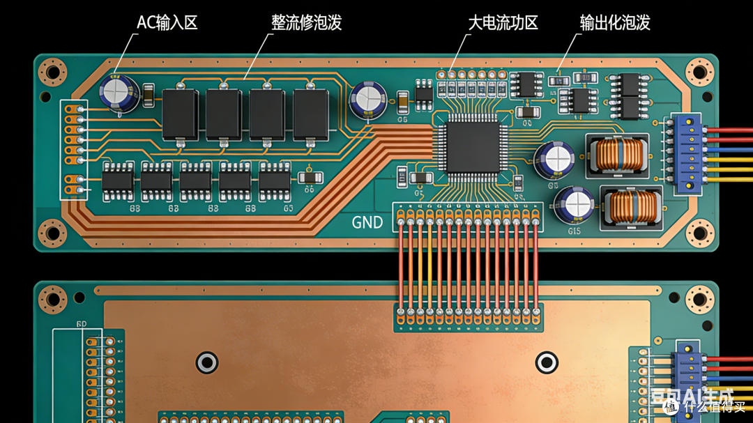 从零开始搭建基于AH8650的220V转双路输出5V/5V电源