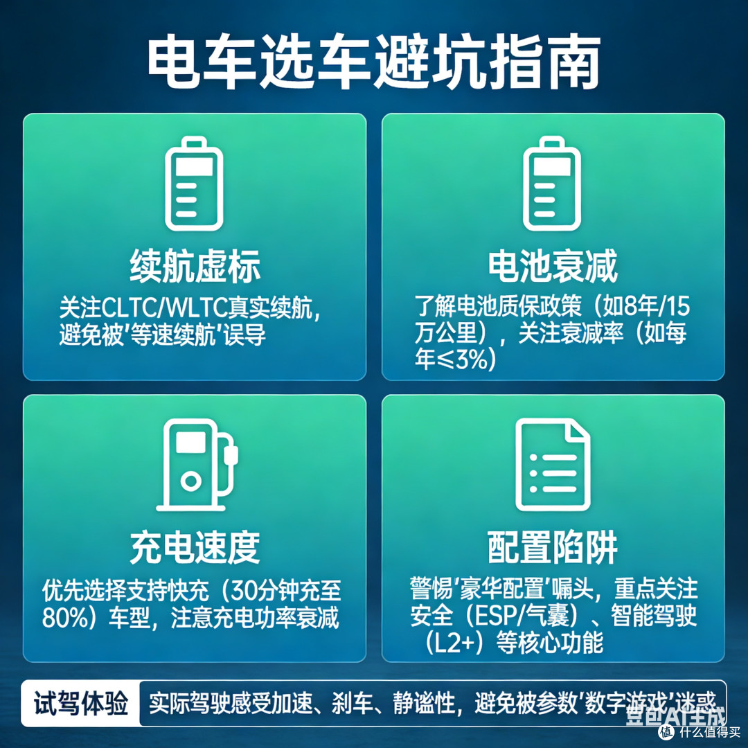 选购电车:续航实测与智驾理性选择