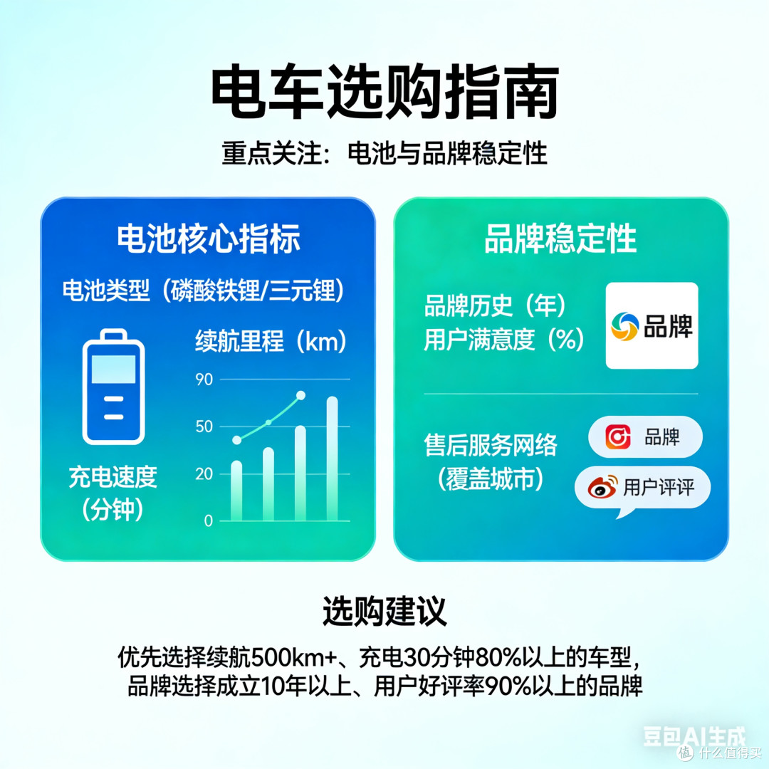选购电车:电池与品牌稳定性