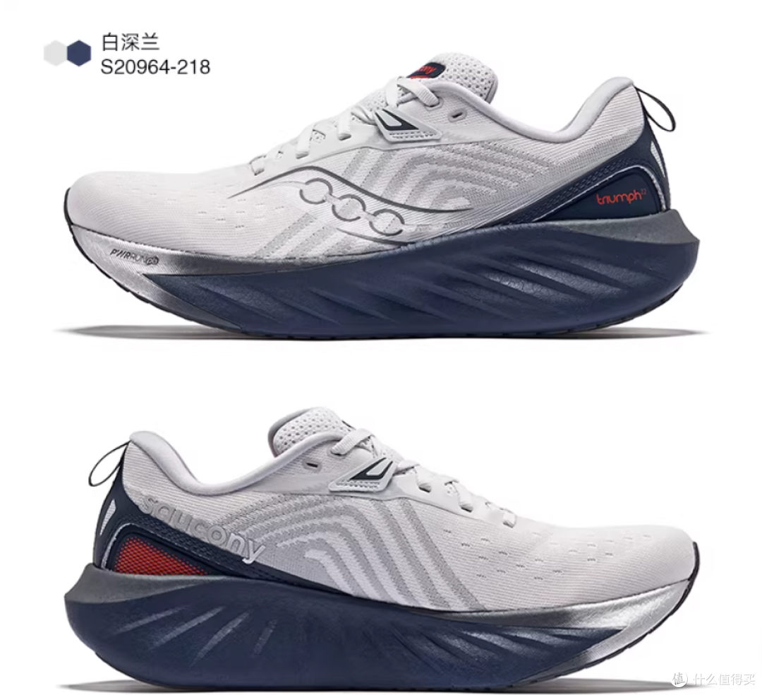 SAUCONY索康尼TRIUMPH 胜利22男跑步鞋旗舰缓震运动鞋彭于晏同款